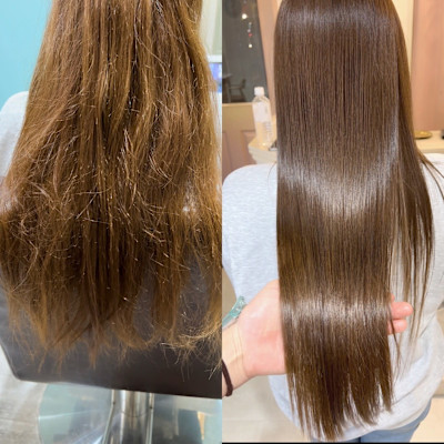 髪質改善　ストレートスタイル