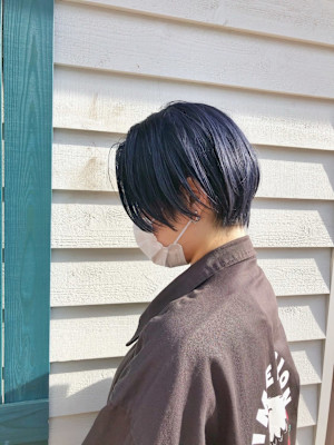 ブルーアッシュ　ボブ