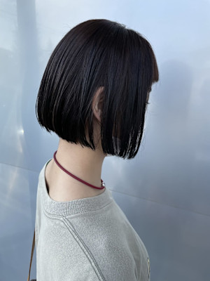 切りっぱなしボブ