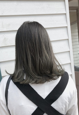 透明感ミディアムスタイル