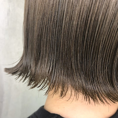 切りっぱなしボブ 外ハネ