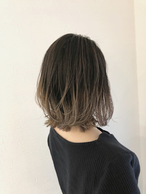 グラデーションカラー　ボブ