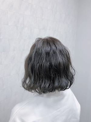 ミディアムスタイル　パーマ