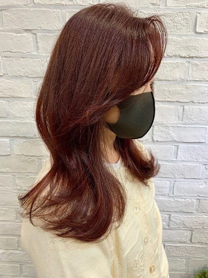 韓国風ミディアムスタイル