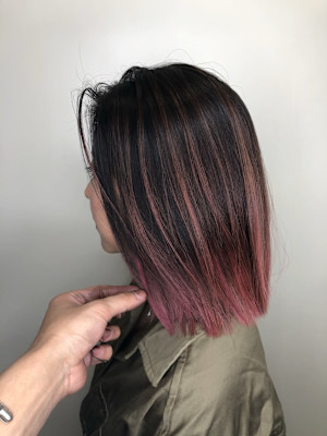 裾カラー　バイオレット