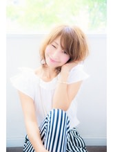 抜け感鎖骨ミディ