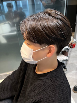 清潔感！センターパート