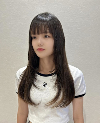 韓国レイヤーカット／顔周りカット