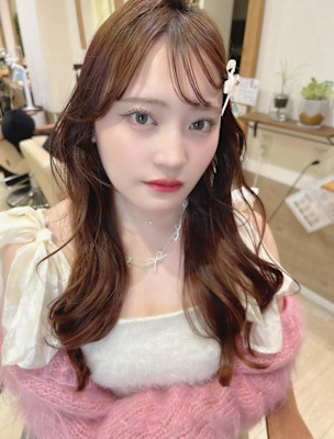 姫カットカールセミディシアーカラー