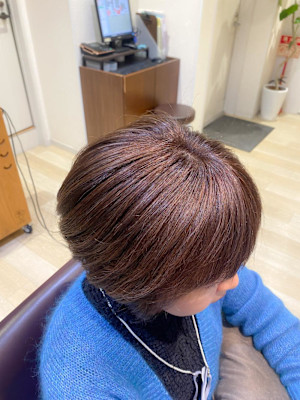 姫カットカールセミディシアーカラー