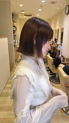 姫カットカールセミディシアーカラー