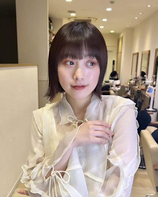 姫カットカールセミディシアーカラー