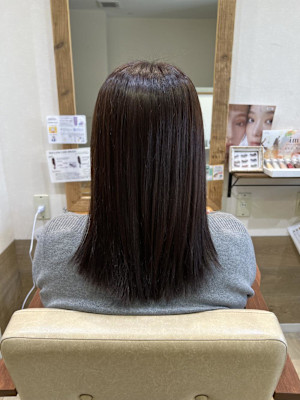 姫カットカールセミディシアーカラー