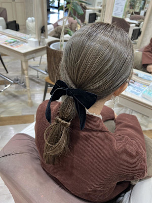 【crop es辻堂　藤田】ツヤツヤポニーアレンジ