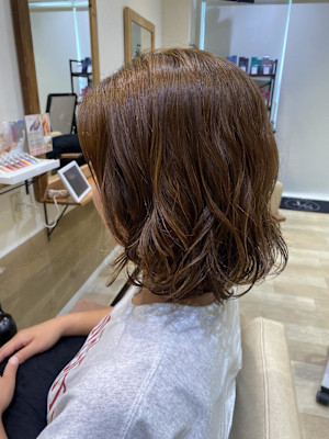 姫カットカールセミディシアーカラー