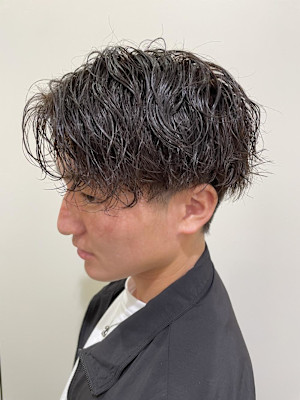 メンズスパイラルショート