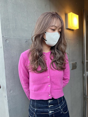 ミルクティーベージュ　グレージュ　ピンクベージュ　ピンク