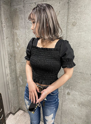 ★プラチナベージュ系ハイライト★