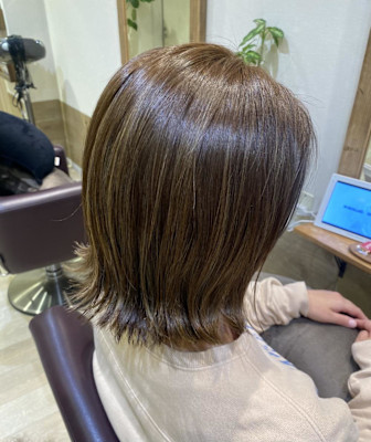 姫カットカールセミディシアーカラー