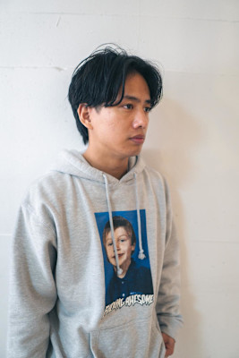 カジュアルなセンターパート【e's 諸星】