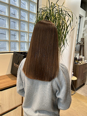 艶髪ぱつっとロング