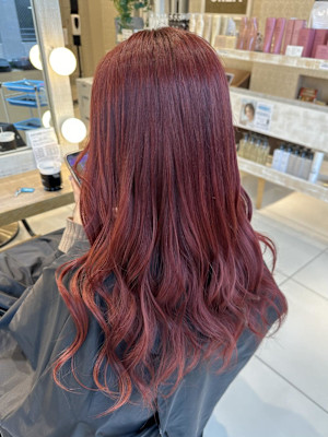 [aina]ワインレッド/レッドブラウン/ハイトーン