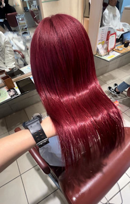 1ブリーチ　レッドカラー