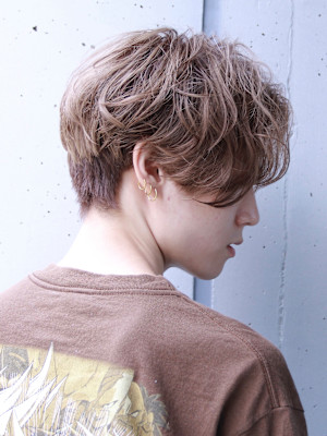 カルマパーマ/センターパート