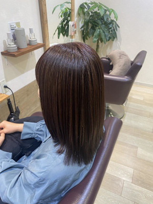 姫カットカールセミディシアーカラー