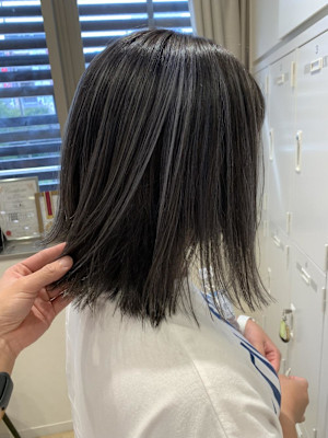 姫カットカールセミディシアーカラー