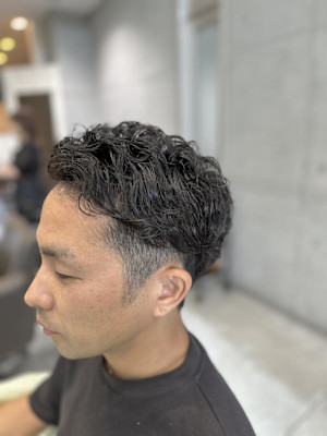 大人メンズパーマ