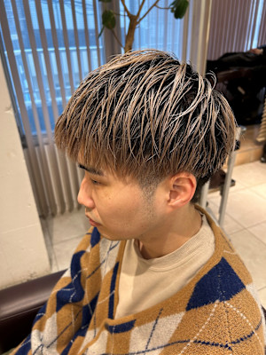 メンズ　ハイライト