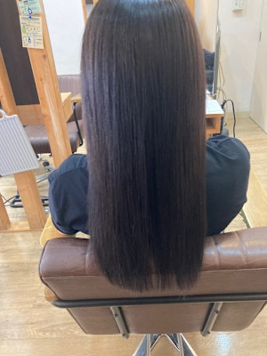 お客様髪質改善データ1328(梅雨対策ストレート)