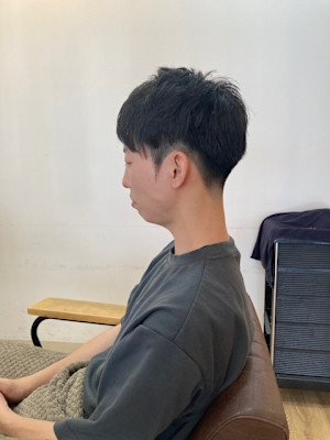 お客様髪質改善データ1327(メンズマッシュ夏)