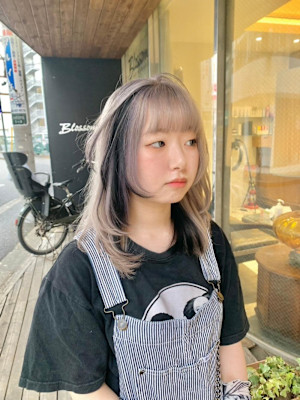 こなれミディ20代30代40代ヘルシースタイル髪質改善カラー