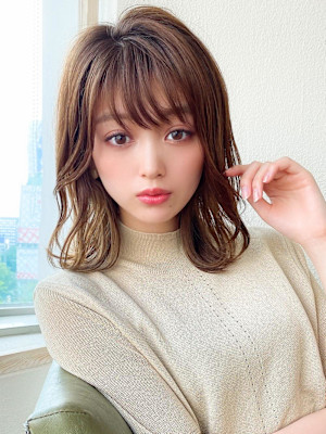 美髪/髪質改善/韓国/切りっぱなしボブ/フェイスレイヤー