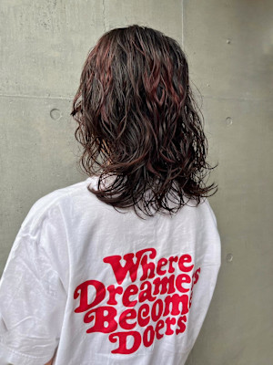 ウルフパーマ　ボブパーマ　ハードパーマ　クルクルパーマ