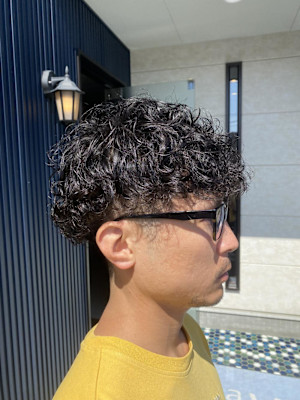 メンズプードルパーマ