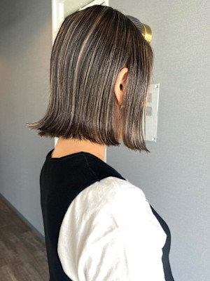 《kitin吉祥寺》ハイライト　ボブ　ミニボブ