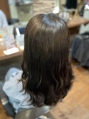 ショートヘアに110本