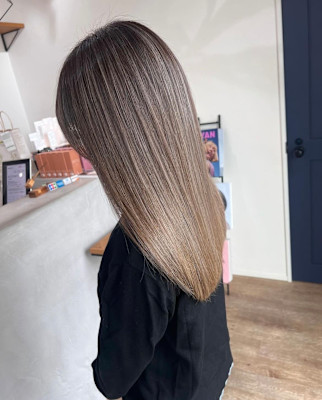 ハイライトブリーチダブルカラー髪質改善トリートメント