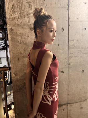 ヘアセット　ヘアアレンジ　結婚式ヘア　ハーフアップ