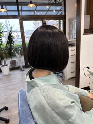 大人かわいい/丸みボブ