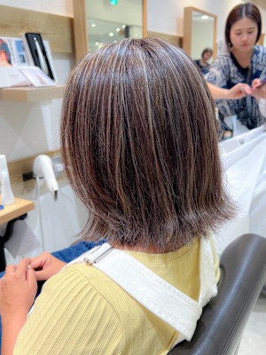 白髪ぼかし シアーカラー　【藤沢　藤沢駅】 