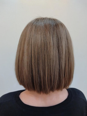 レイヤーロング美髪くびれワンカールシルキーベージュ