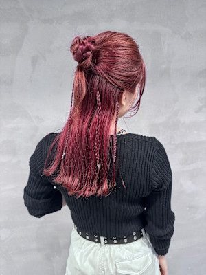 MONSO × レッドピンクカラー