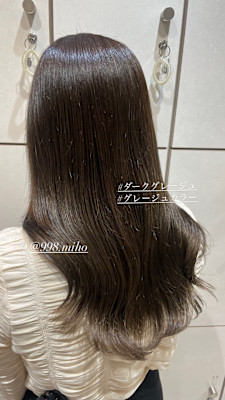 韓国風磨グレージュカラー×MIHO