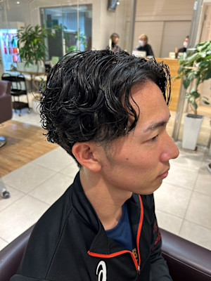 メンズ　ニュアンスパーマ