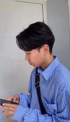 ◎毛流れの綺麗なニュアンスパーマ