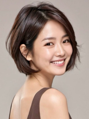 ナチュラルでフェミニンなボブスタイル